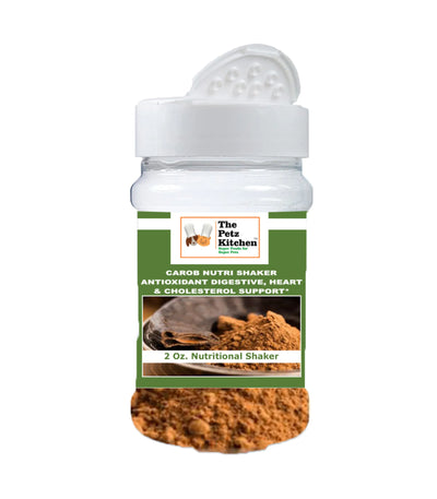 Carob Antioxidant Digestive & Cardiovascular Support* The Petz Kitchen - Organic Raw & Human Grade Ingredients For Home Prepared Meals & Treats - Your Pet Connection