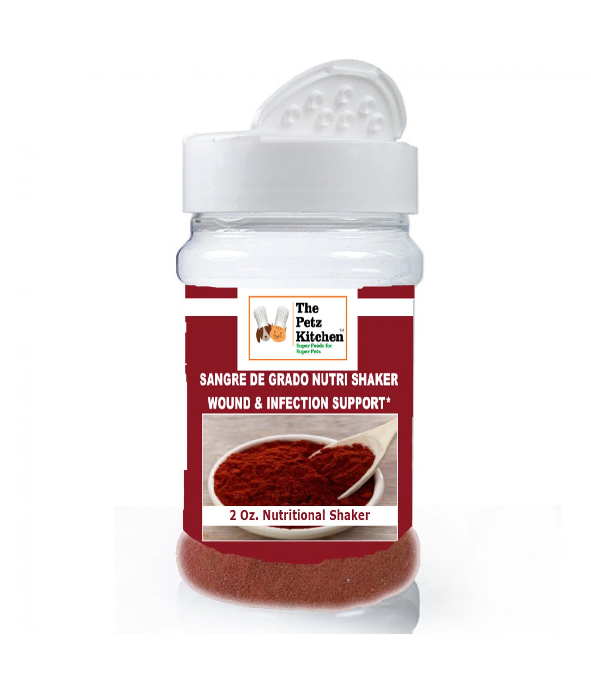 Sangre De Grado - Wound & Infection Support* The Petz Kitchen - Organic & Human Grade Ingredients & Shakers For Home Prepared Meals & Treats - Your Pet Connection