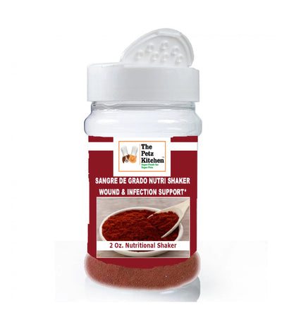 Sangre De Grado - Wound & Infection Support* The Petz Kitchen - Organic & Human Grade Ingredients & Shakers For Home Prepared Meals & Treats - Your Pet Connection