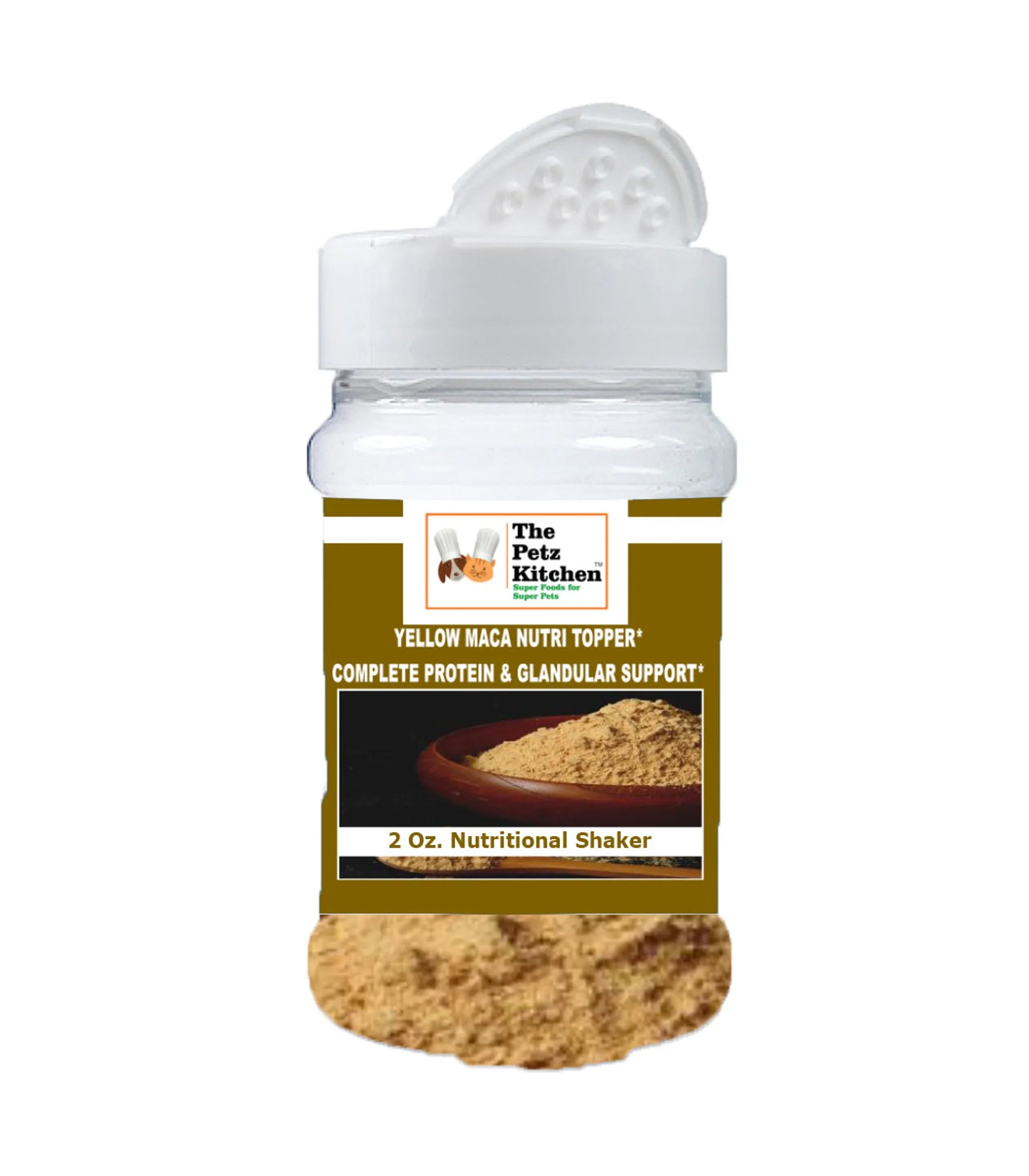 Yellow Maca* Complete Protein & Cognitive & Glandular Support* The Petz Kitchen Organic & Human Grade Ingredients For Home Prepared Meals & Treats* - Your Pet Connection