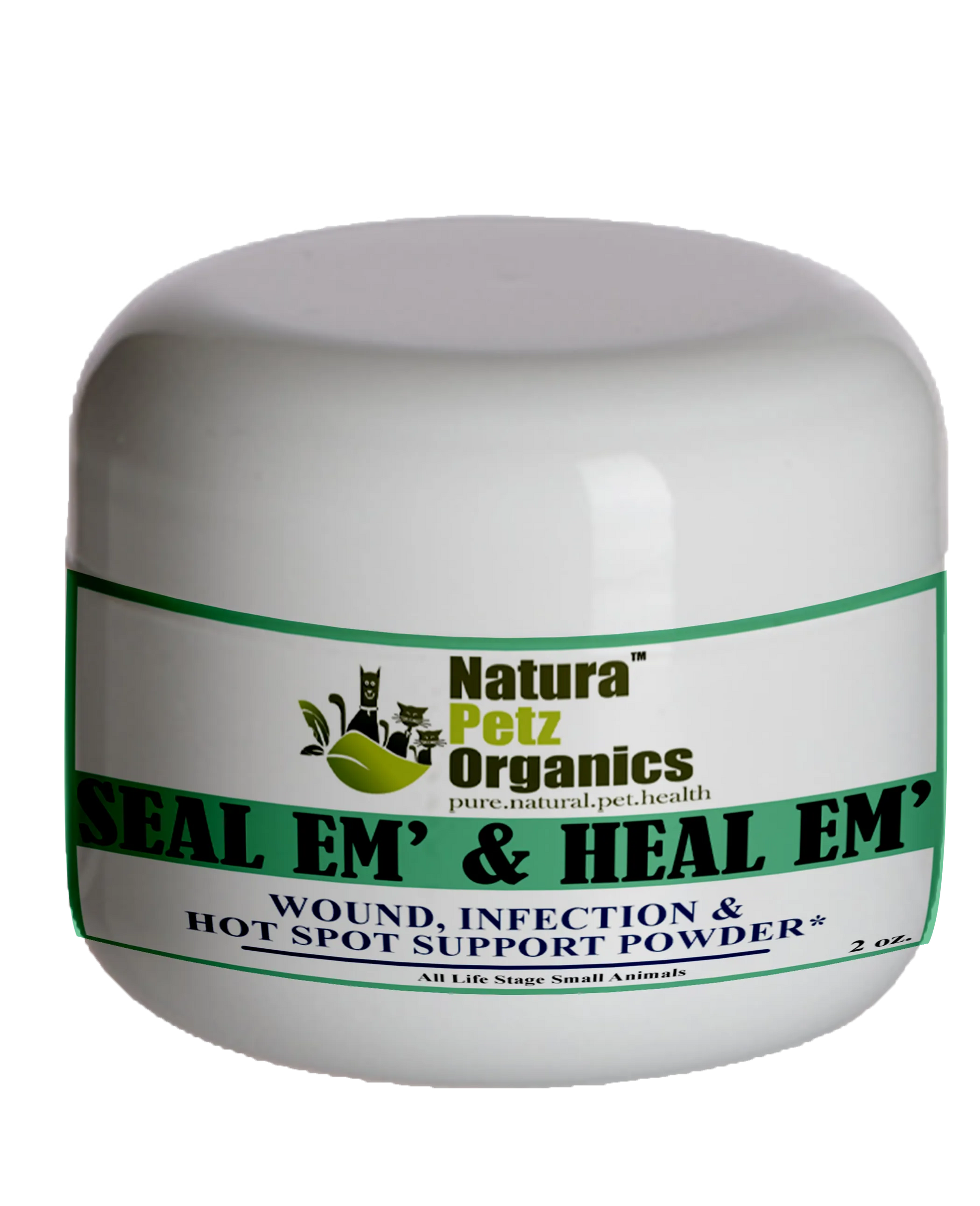 Seal Em And Heal Em Powder Dog, Cat & Small Animal*  Wound, Infection & Hot Spot Support* - Your Pet Connection