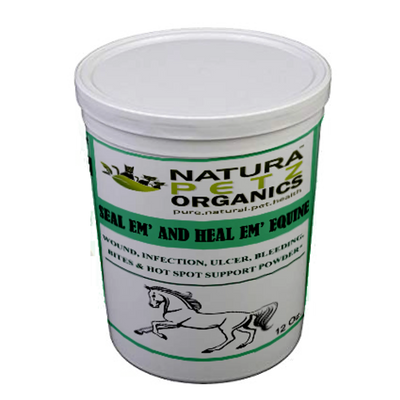 Seal Em And Heal Em Powder Equine* Wound, Infection Ulcer Bite Bleeding & Hot Spot Support* - Your Pet Connection