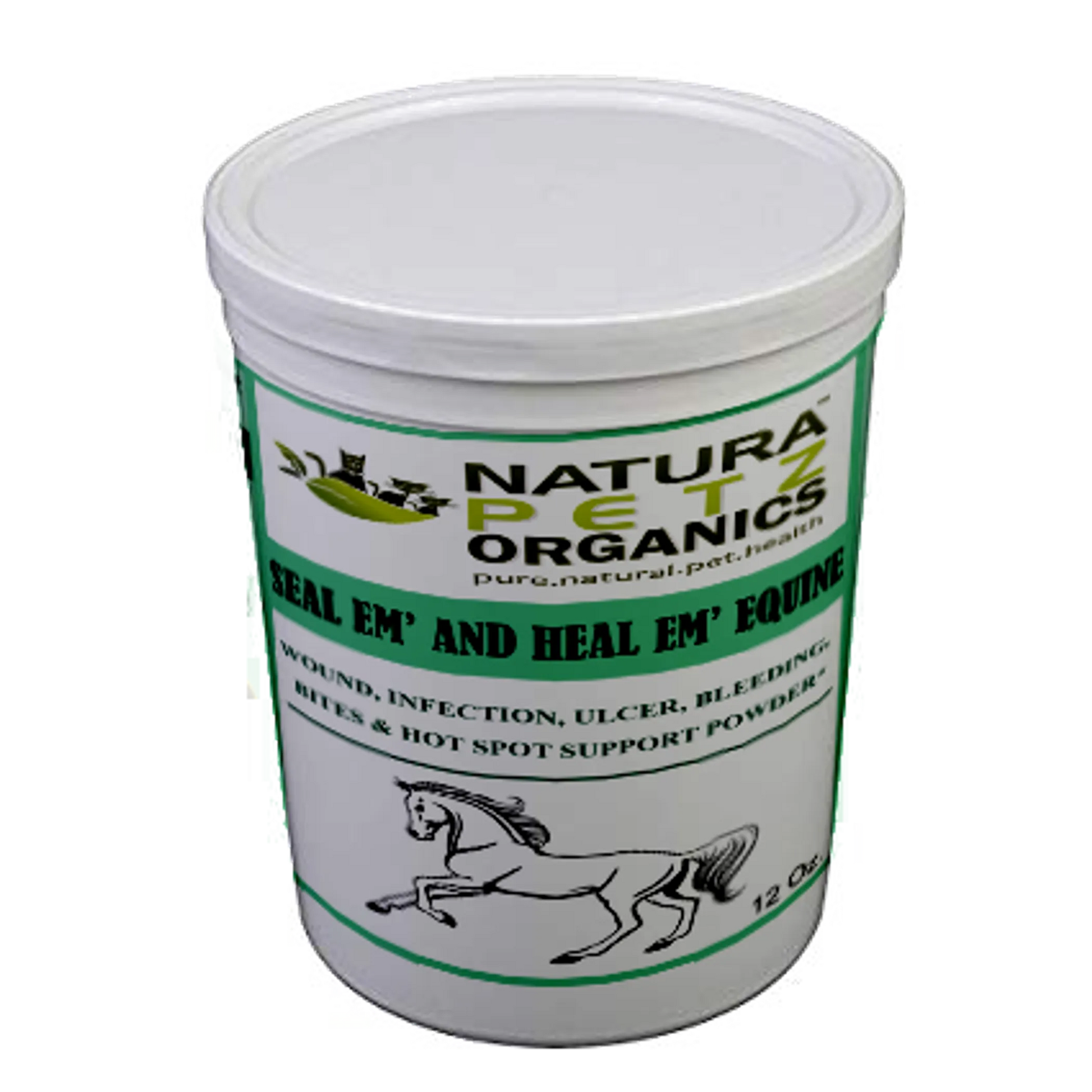 Seal Em And Heal Em Powder Equine* Wound, Infection Ulcer Bite Bleeding & Hot Spot Support* - Your Pet Connection