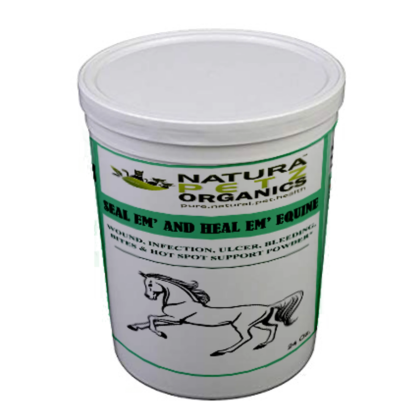 Seal Em And Heal Em Powder Equine* Wound, Infection Ulcer Bite Bleeding & Hot Spot Support* - Your Pet Connection