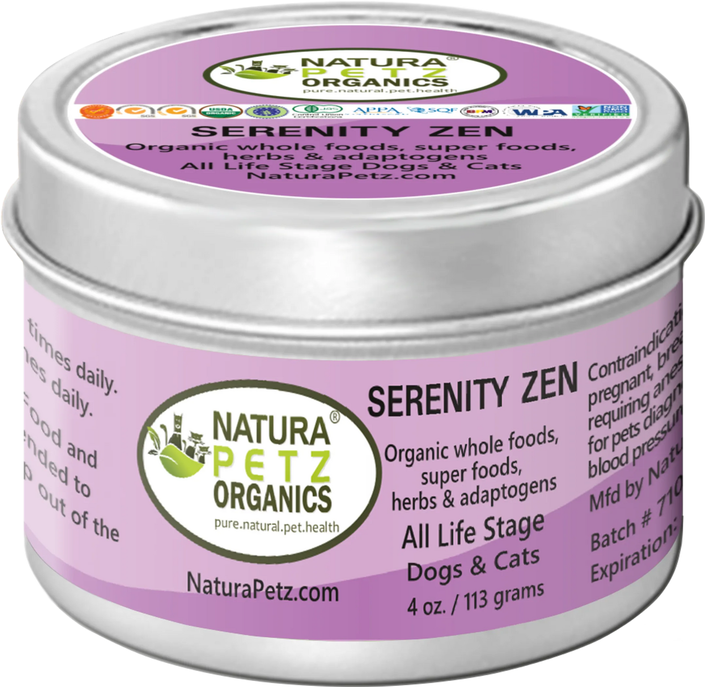 Organic Pet Systems Serenity Zen Calming Support