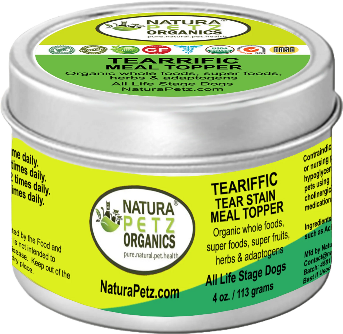 Organic Pet Systems Teariffic Meal Topper