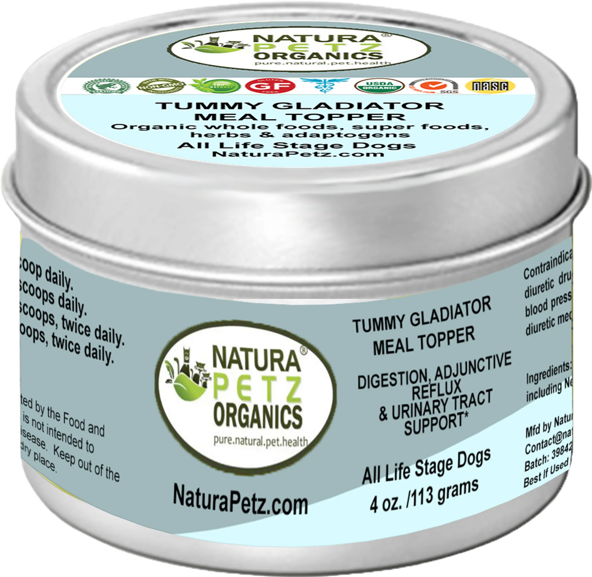 Tummy Gladiator Meal Topper - Digestion, Adjunctive Reflux & Urinary Tract Support* - Your Pet Connection