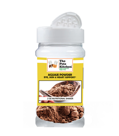 Aguaje Powder - Eye, Skin & Heart Support* The Petz Kitchen Dog & Cat Holistic Super Foods* - Your Pet Connection