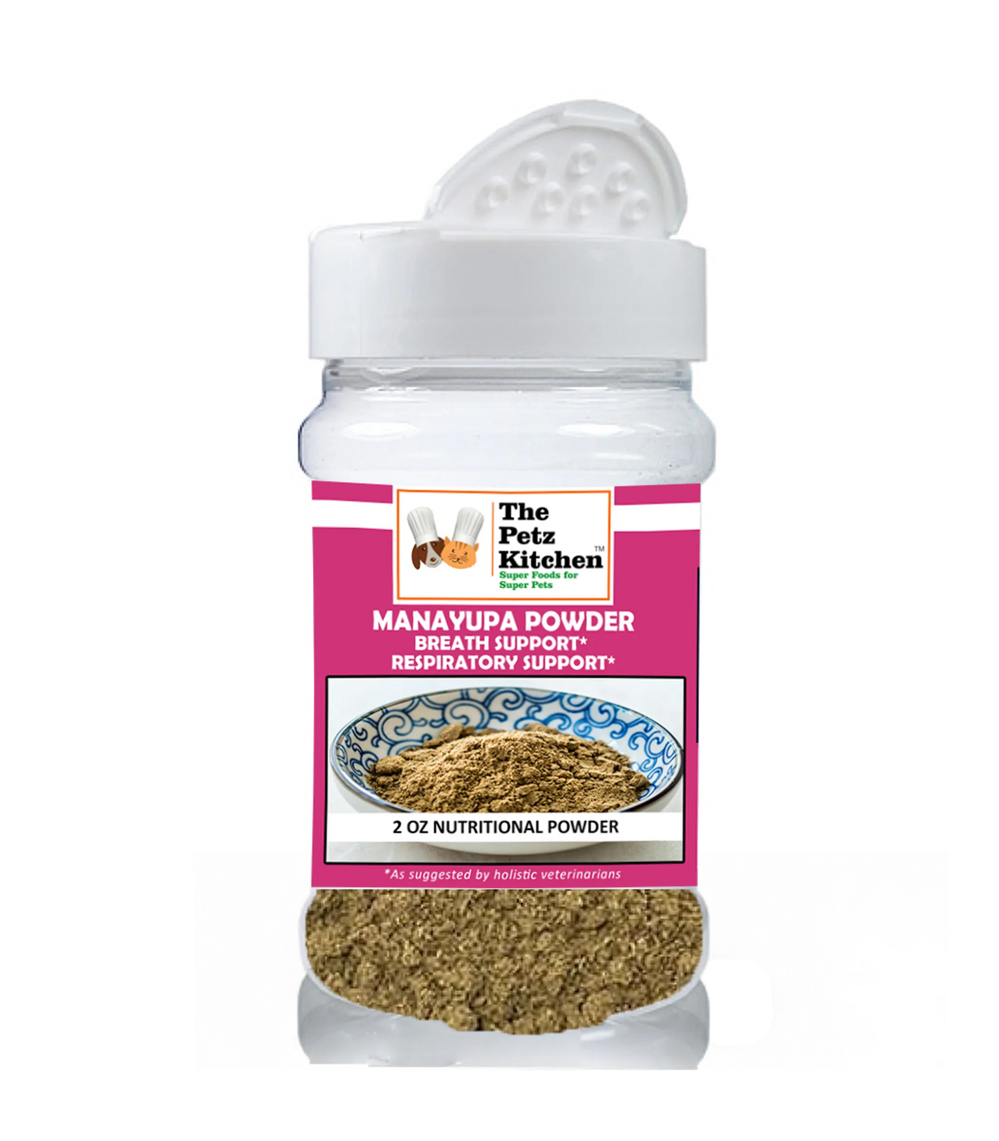 Manayupa Powder - Breath Support & Respiratory Support* The Petz Kitchen For Dogs & Cats* - Your Pet Connection