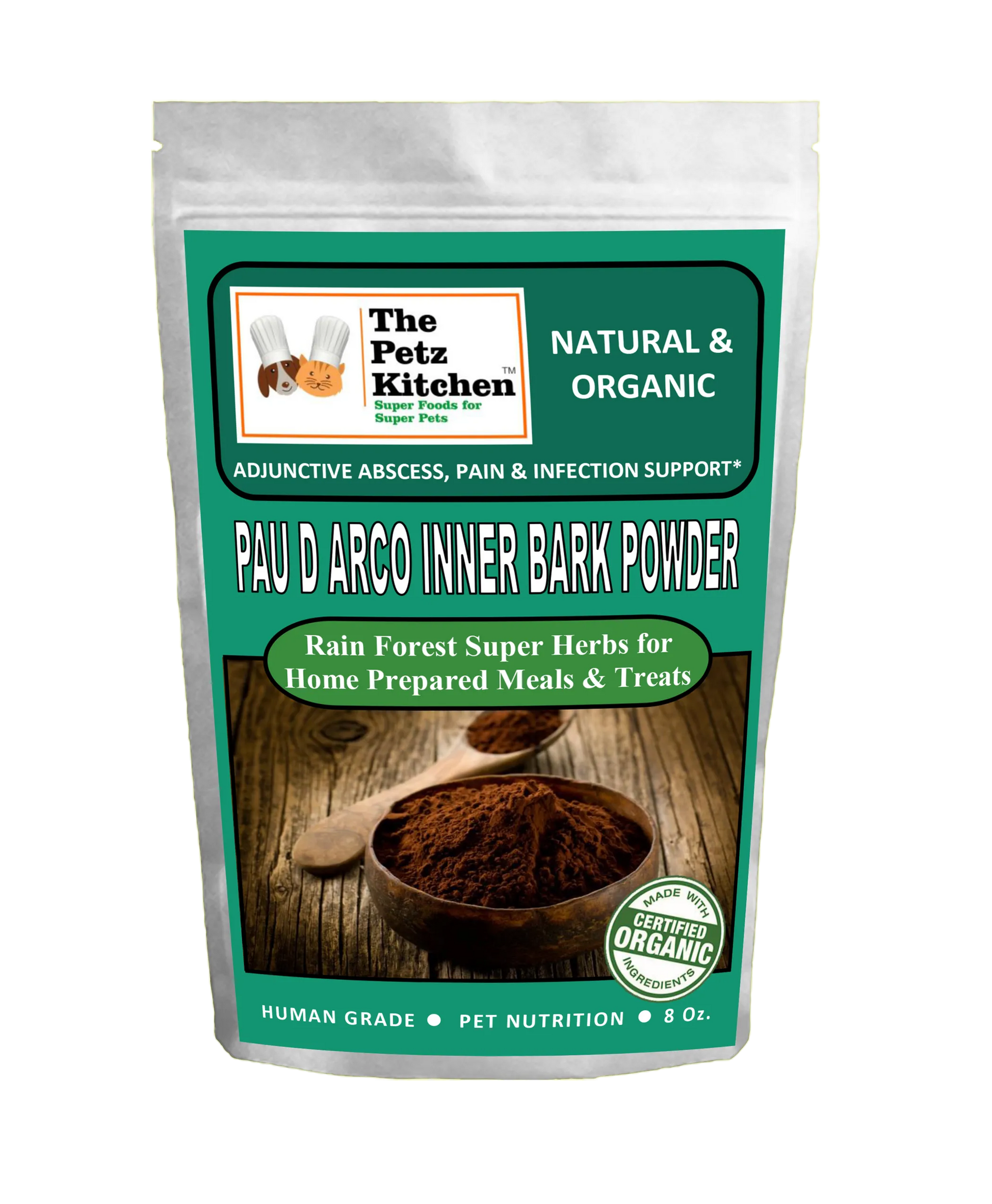 Pau D Arco Inner Bark - Adjunctive Abscess, Pain & Infection Support* The Petz Kitchen - Your Pet Connection