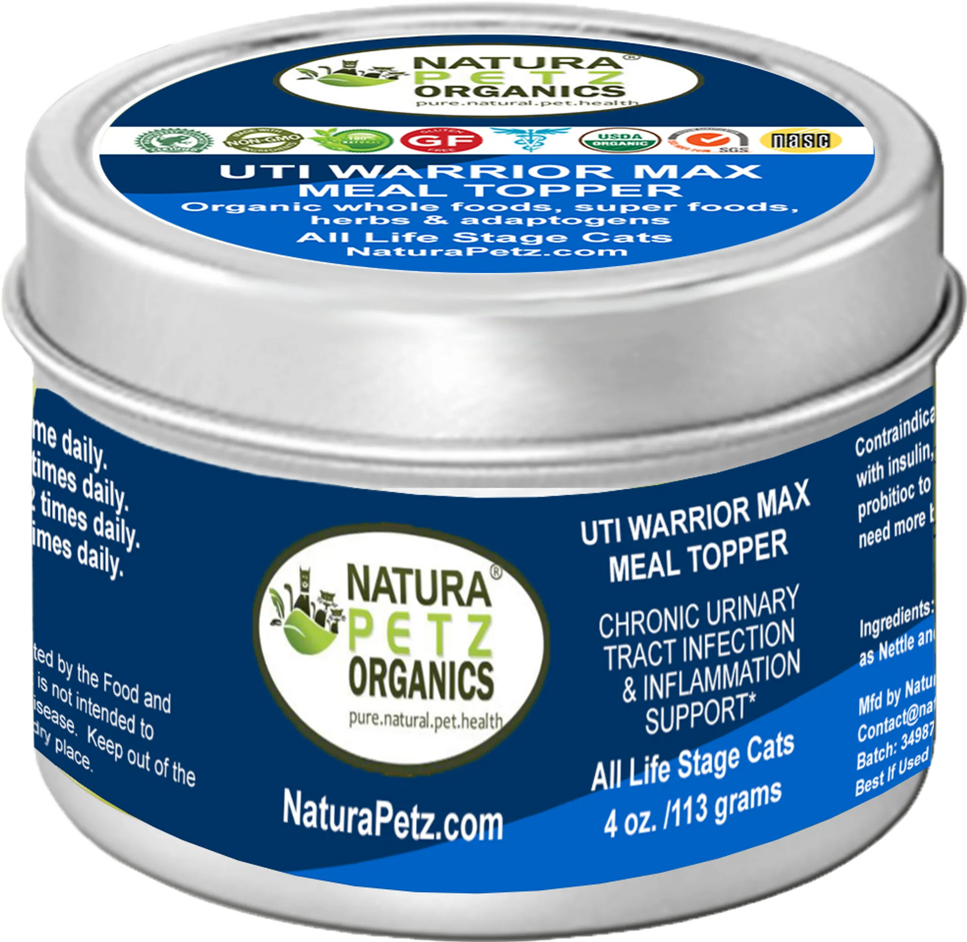 Uti Warrior Max Meal Topper* Chronic Urinary Tract Infection & Inflammation Support* - Your Pet Connection