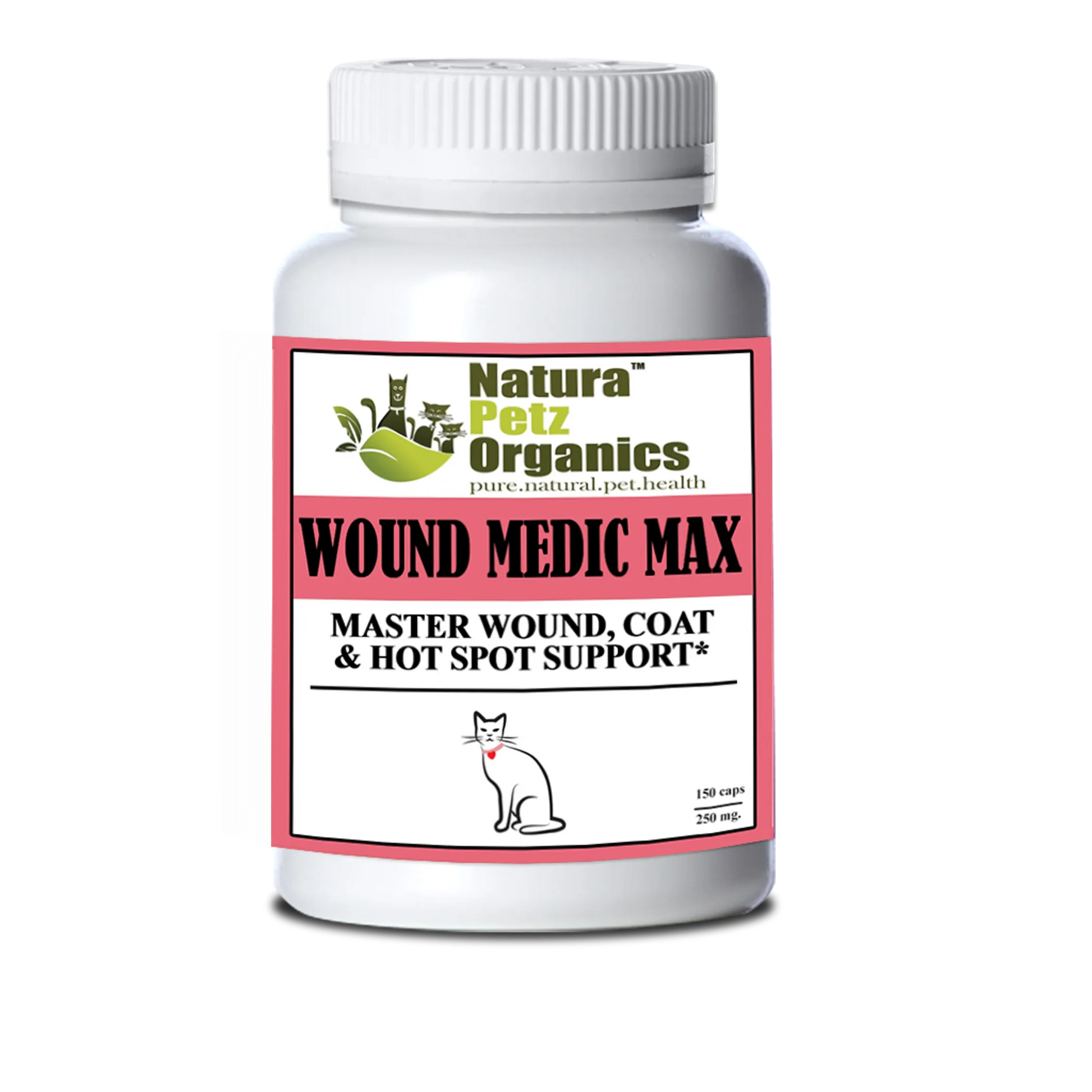 Wound Medic Max Caps* Master Wound, Skin & Coat Support For Dogs & Cats* - Your Pet Connection