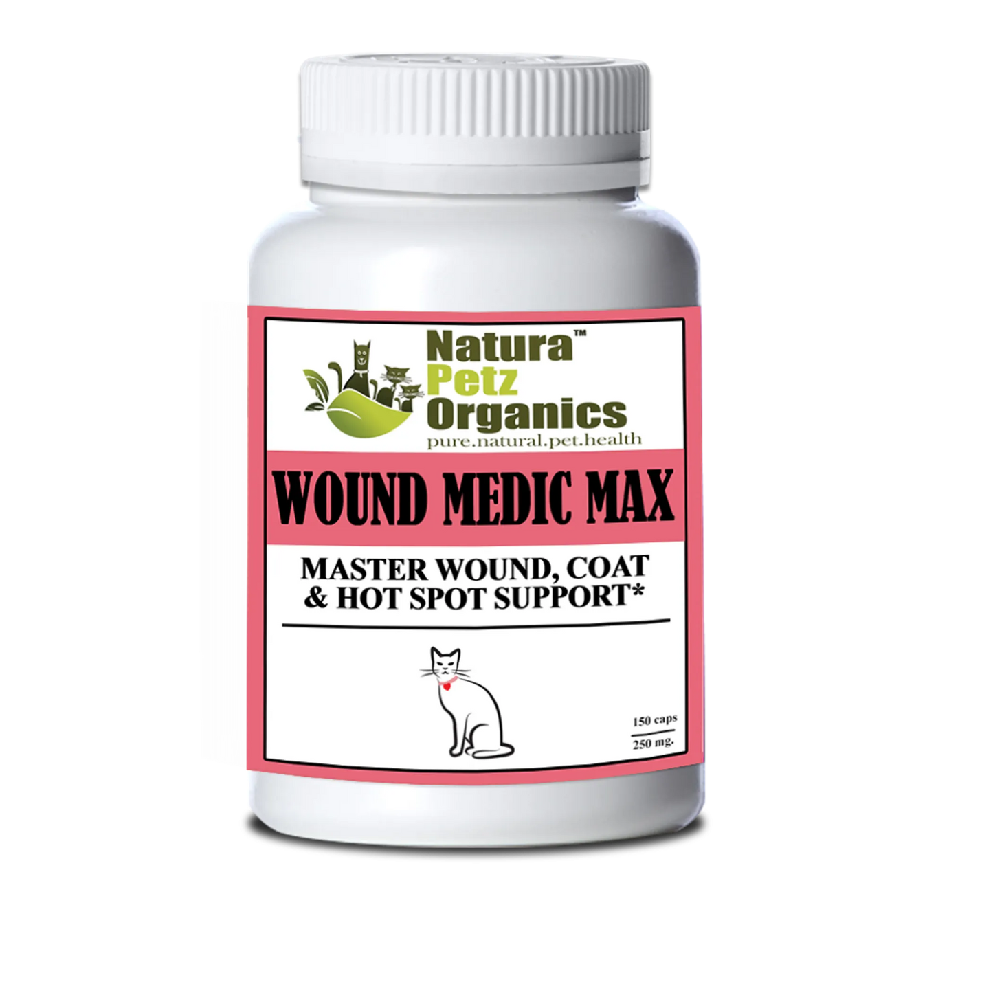 Wound Medic Max Caps* Master Wound, Skin & Coat Support For Dogs & Cats* - Your Pet Connection