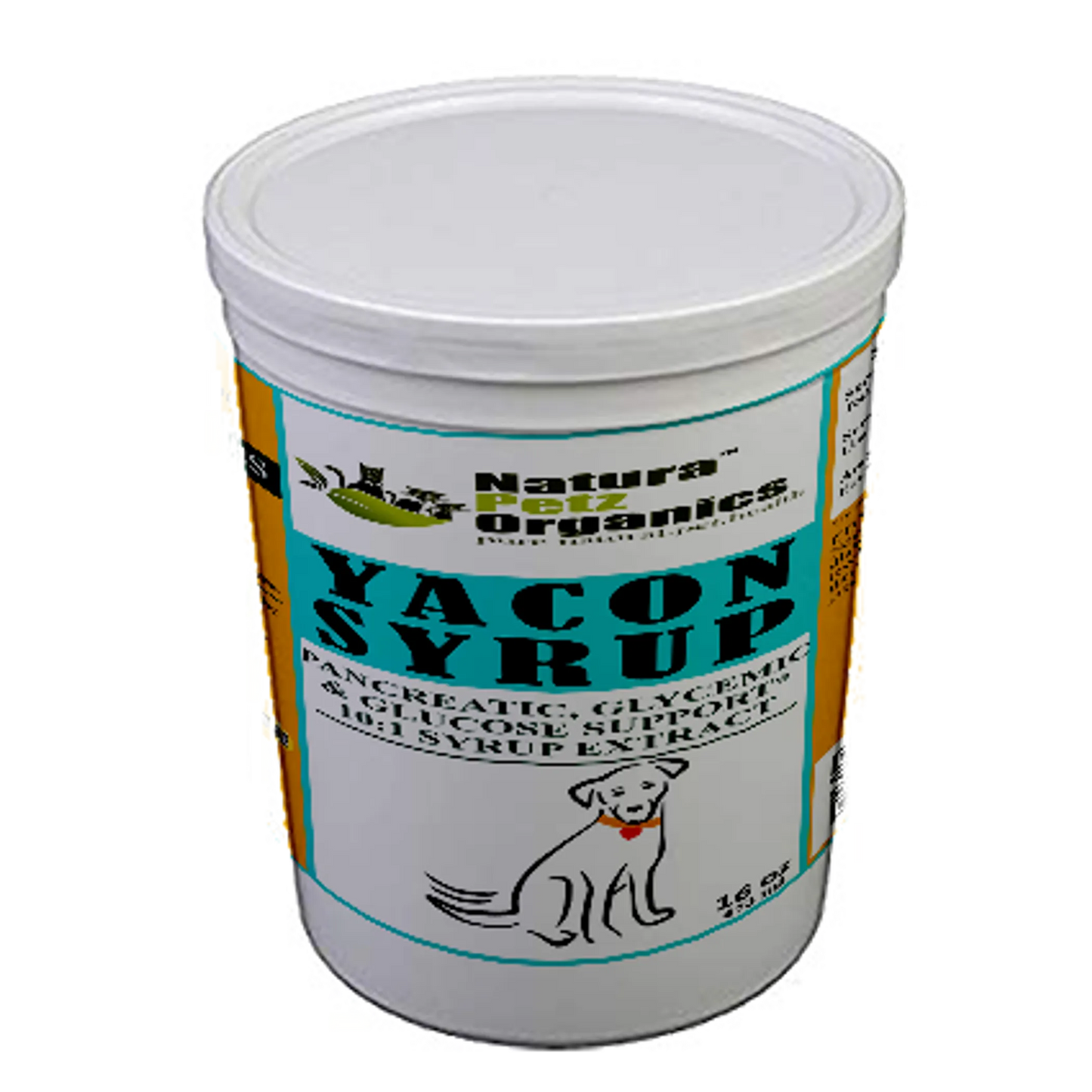 Yacon Leaf Syrup - Pancreatic Support* 10:1  The Petz Kitchen  Yacon Syrup 10:1 Alcohol Free  For Dogs & Cats* Meals & Treats - Your Pet Connection