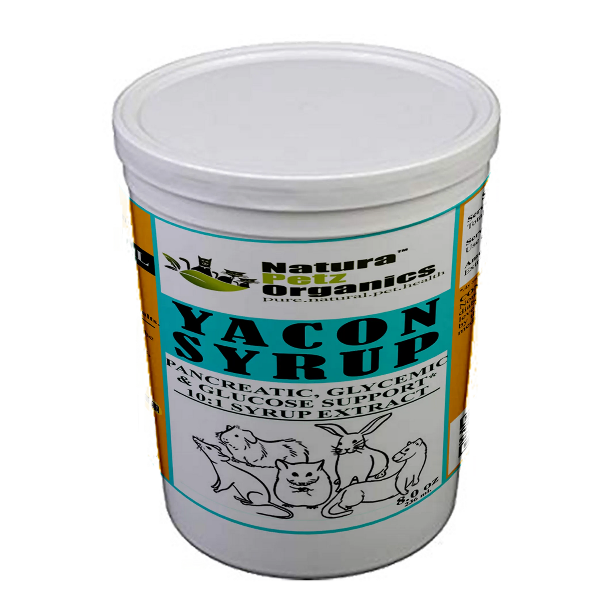 Yacon Leaf Syrup - Pancreatic Support* 10:1  The Petz Kitchen  Yacon Syrup 10:1 Alcohol Free  For Dogs & Cats* Meals & Treats - Your Pet Connection