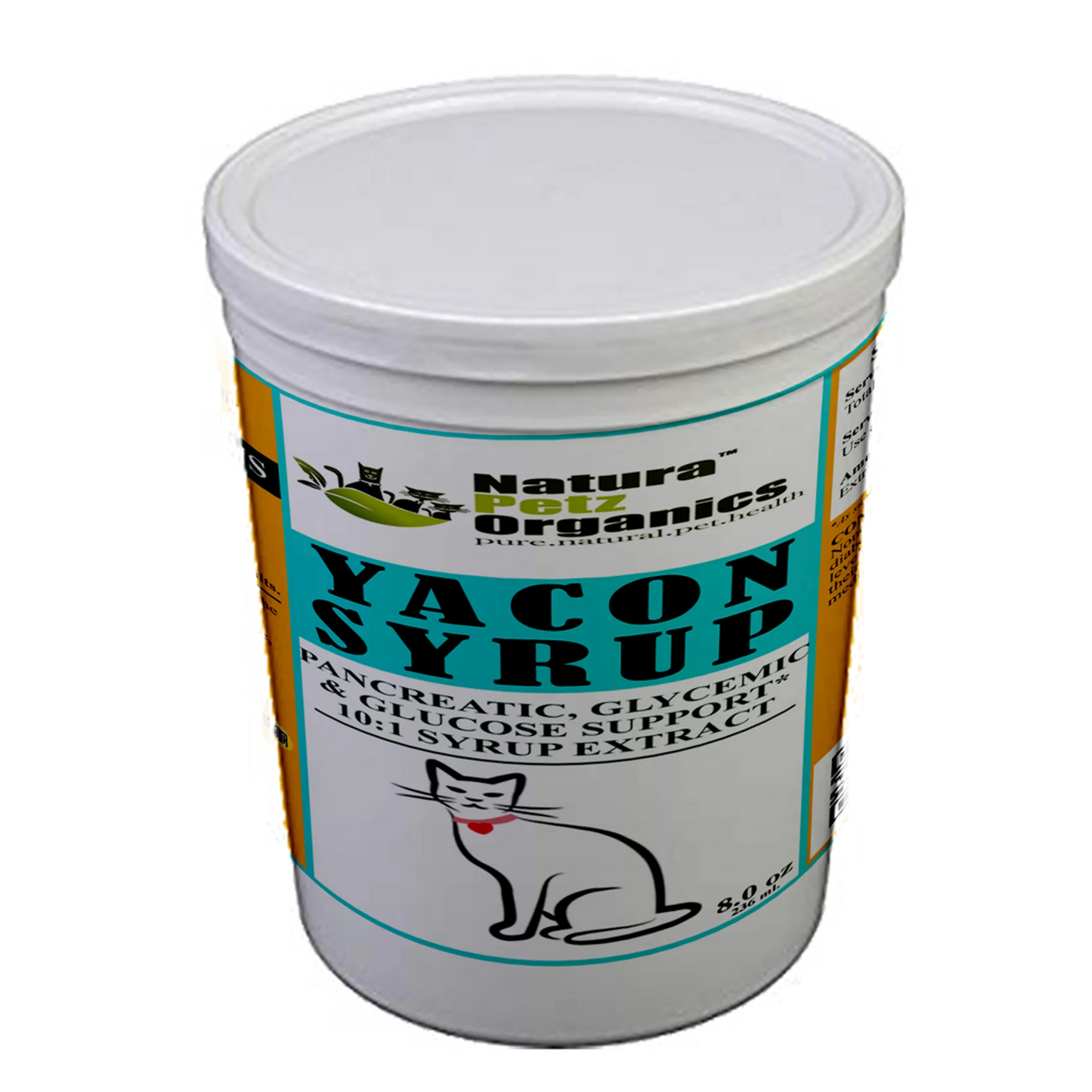 Yacon Leaf Syrup - Pancreatic Support* 10:1  The Petz Kitchen  Yacon Syrup 10:1 Alcohol Free  For Dogs & Cats* Meals & Treats - Your Pet Connection