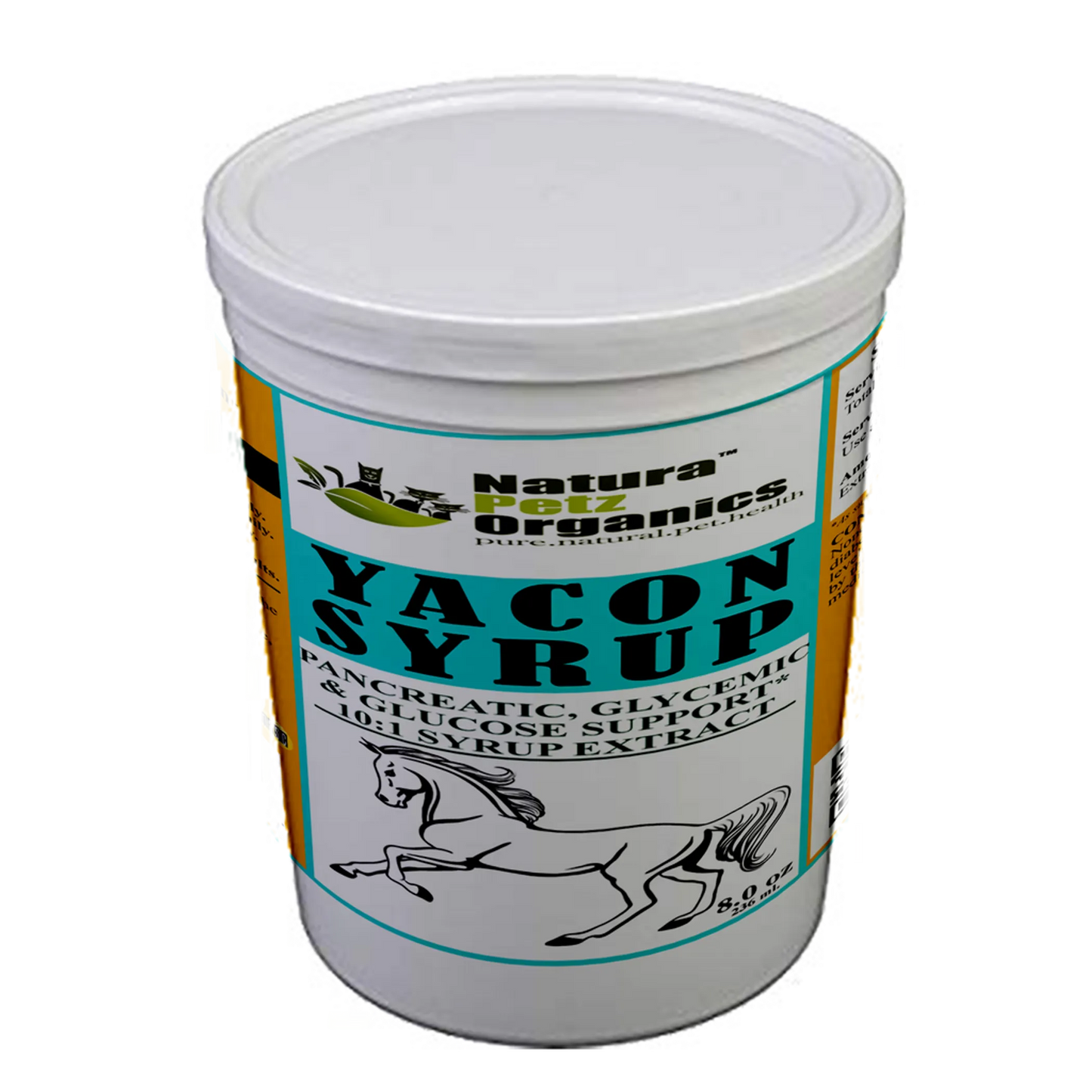 Yacon Leaf Syrup - Pancreatic Support* 10:1  The Petz Kitchen  Yacon Syrup 10:1 Alcohol Free  For Dogs & Cats* Meals & Treats - Your Pet Connection