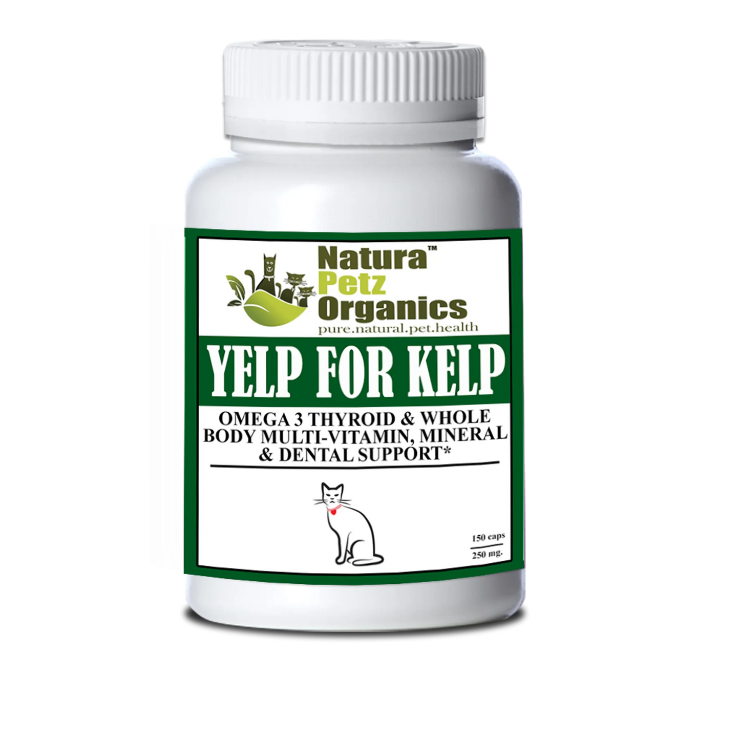 Yelp For Kelp - Omega 3 & 6 Thyroid & Whole Body Multi-Mineral, Vitamin & Dental Support* - Your Pet Connection