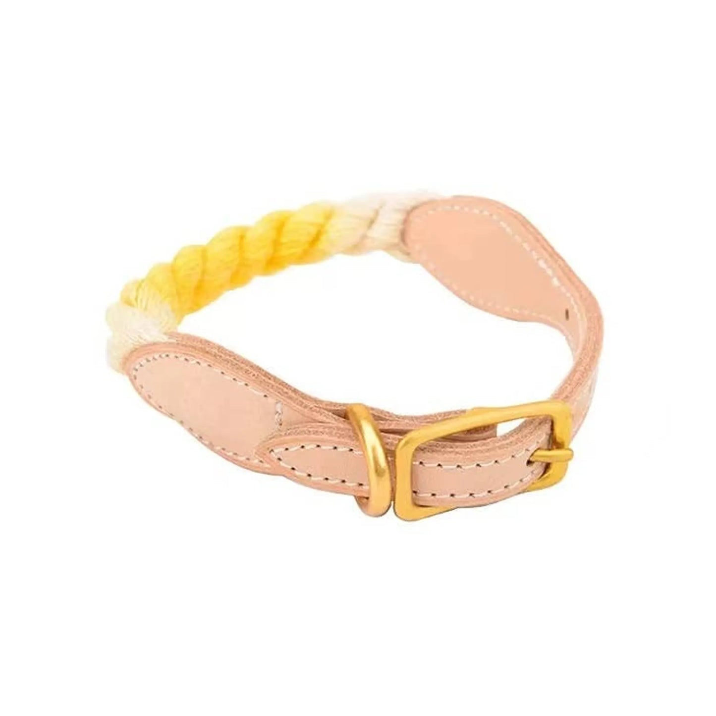 Luxe Royal Leather Rope Collar  - Size:   | Pack Of: 1 - Your Pet Connection