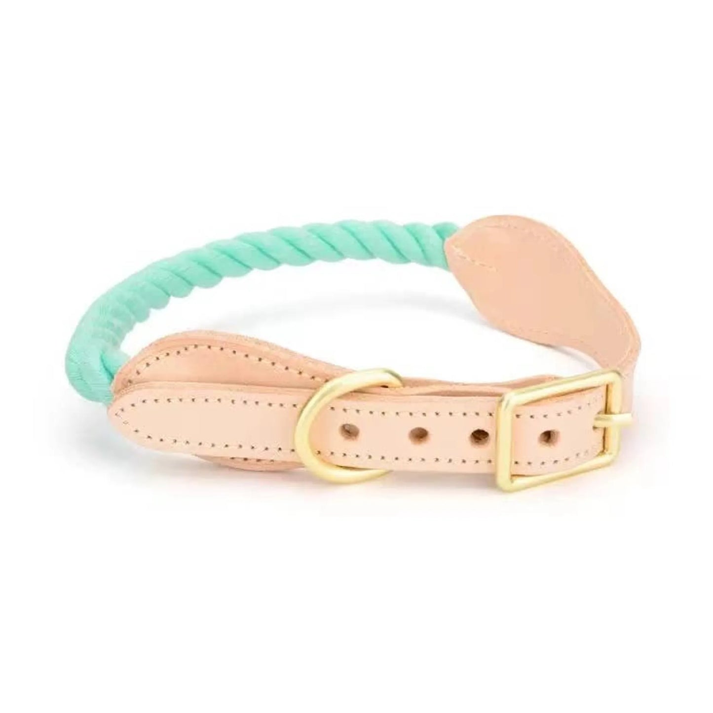 Luxe Royal Leather Rope Collar  - Size:   | Pack Of: 1 - Your Pet Connection