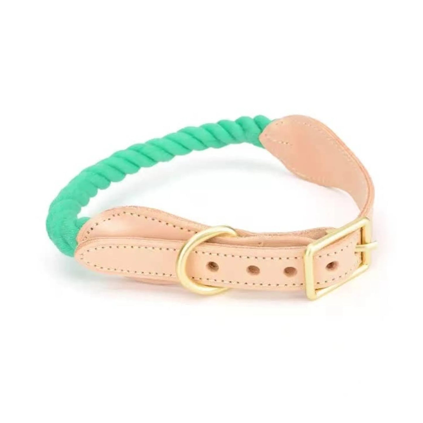 Luxe Royal Leather Rope Collar  - Size:   | Pack Of: 1 - Your Pet Connection