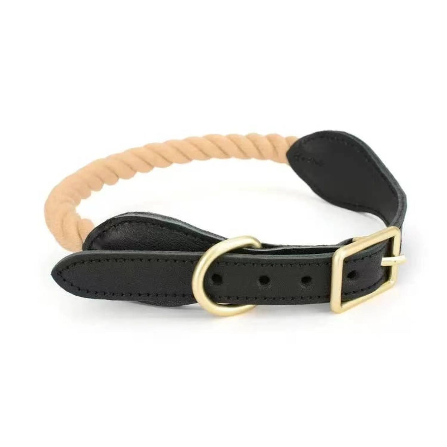 Luxe Royal Leather Rope Collar  - Size:   | Pack Of: 1 - Your Pet Connection
