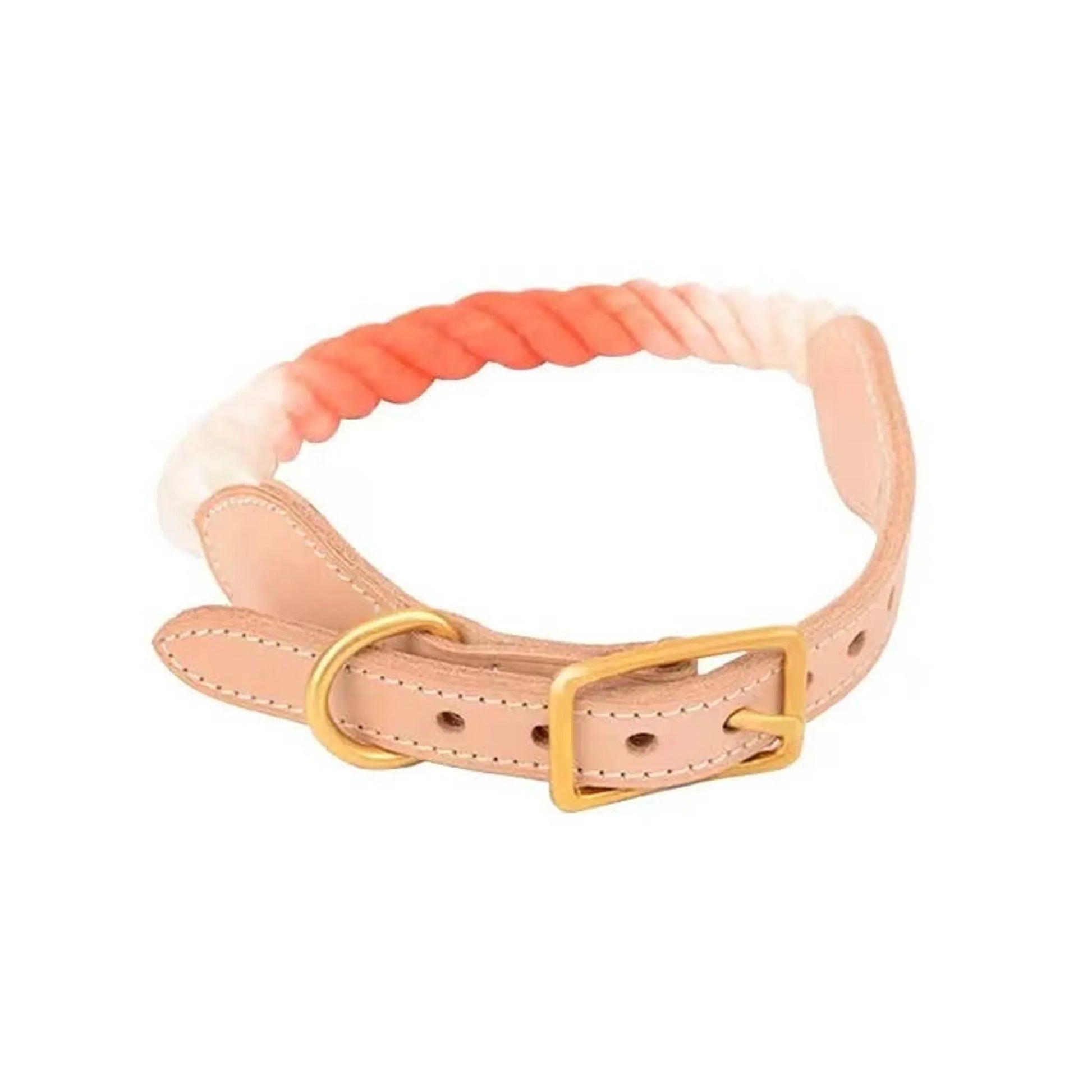 Luxe Royal Leather Rope Collar  - Size:   | Pack Of: 1 - Your Pet Connection