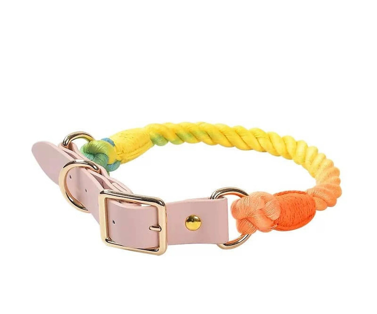 Luxe Royal Leather Rope Collar  - Size:   | Pack Of: 1 - Your Pet Connection