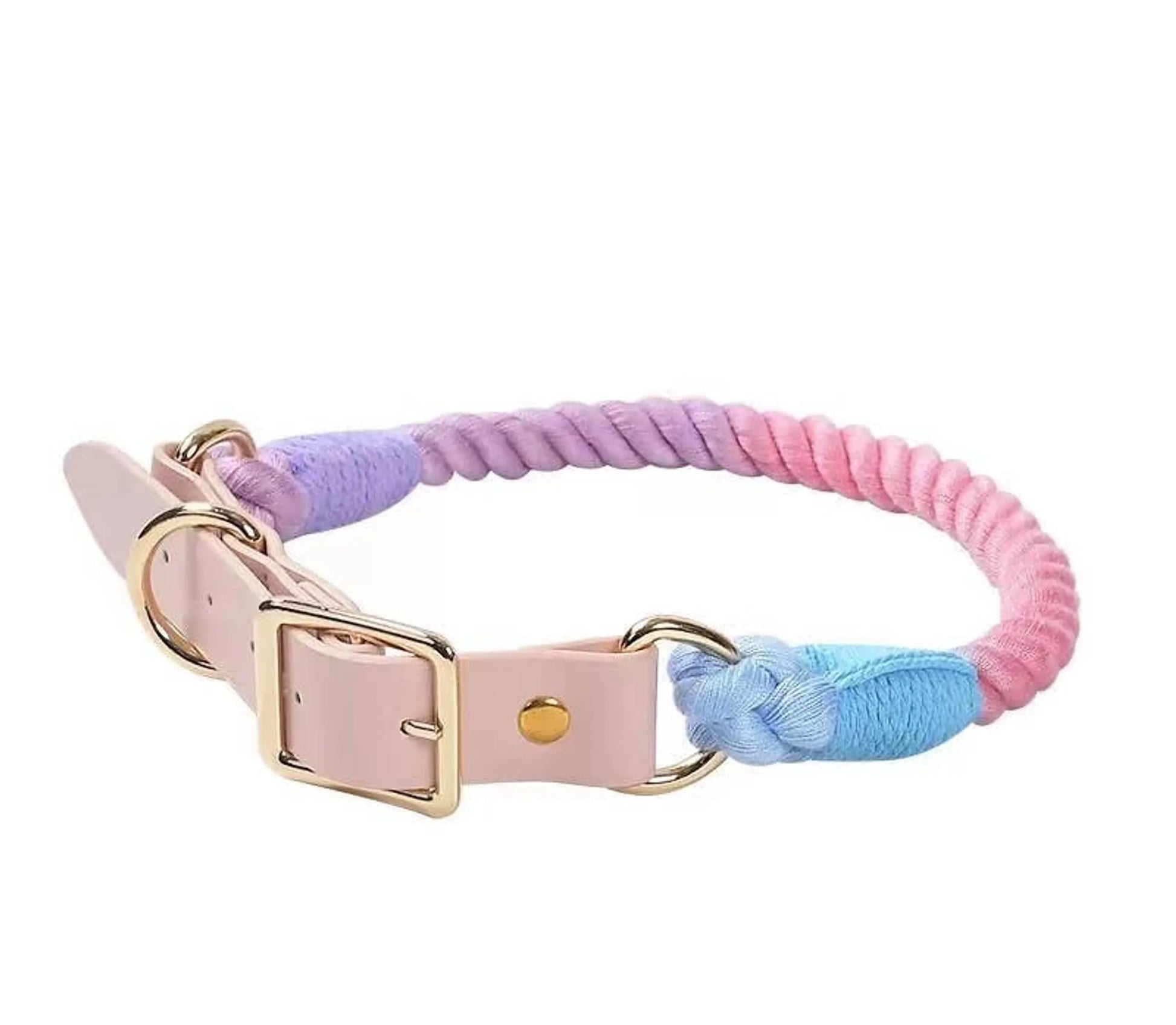 Luxe Royal Leather Rope Collar  - Size:   | Pack Of: 1 - Your Pet Connection