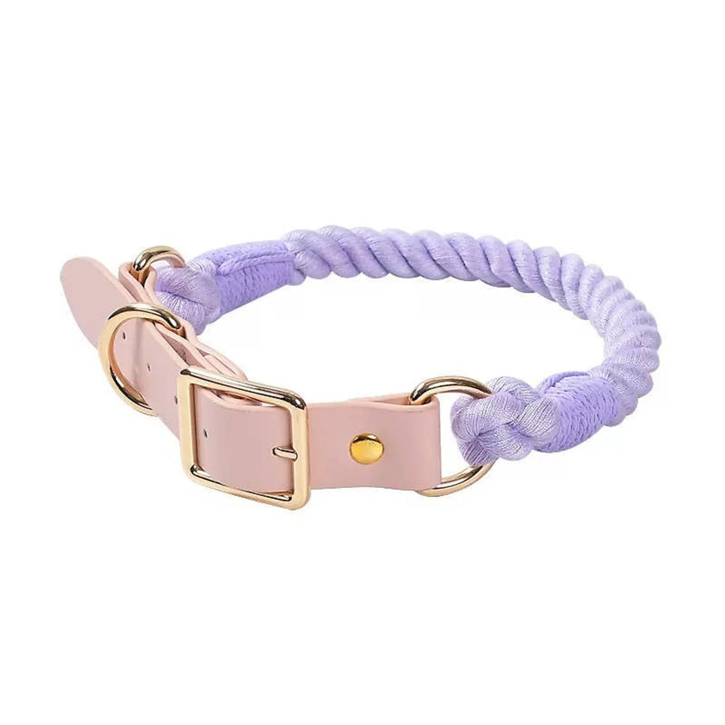 Luxe Royal Leather Rope Collar  - Size:   | Pack Of: 1 - Your Pet Connection