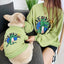Pawsome Pet Love Print Cardigan Sweater XS