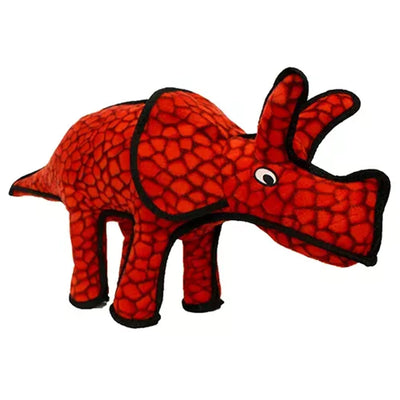 Tuffy Dinosaur - Color: Red | Size: LARGE | Pack Of: 1 - Your Pet Connection