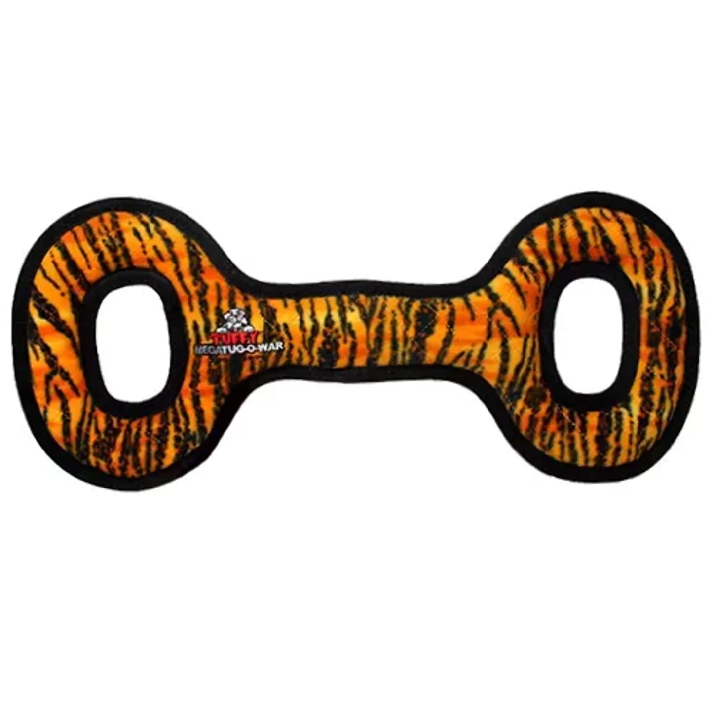 VIP Products Tuffy Mega Tug Oval Tiger Dog Toy