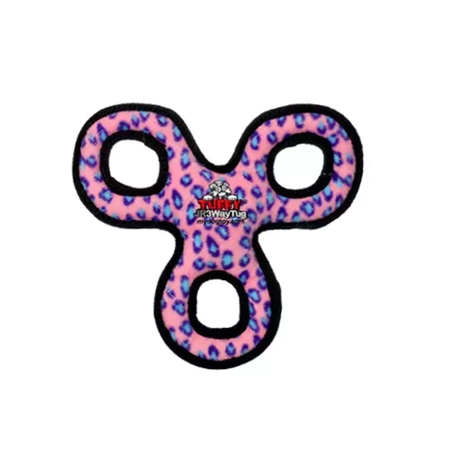 Tuffy Jr 3WayTug Pink Leopard - Your Pet Connection