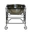 YML Wrought Iron Stand with Single Stainless Steel Feeder Bowl - Your Pet Connection
