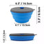 Mr. Peanut's Collapsible Silicone Camping Bowl with Lid & Foldable Fork - Your Pet Connection