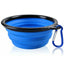 Single Blue Silicone Collapsible Travel Bowl - Your Pet Connection