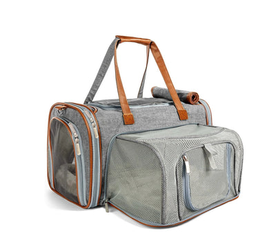 Mr. Peanut's Gold Series Standard Size Expandable Pet Carrier - Your Pet Connection