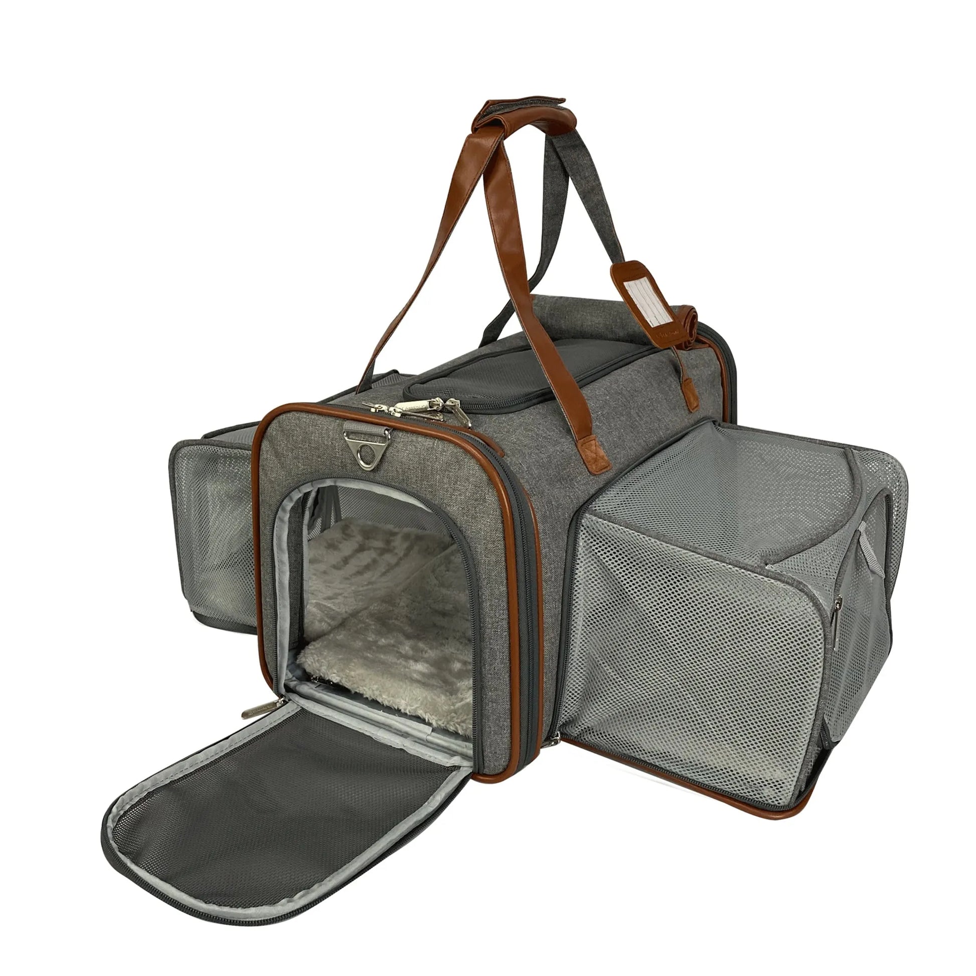 Mr. Peanut's Gold Series Standard Size Double Expandable Pet Carrier - Your Pet Connection