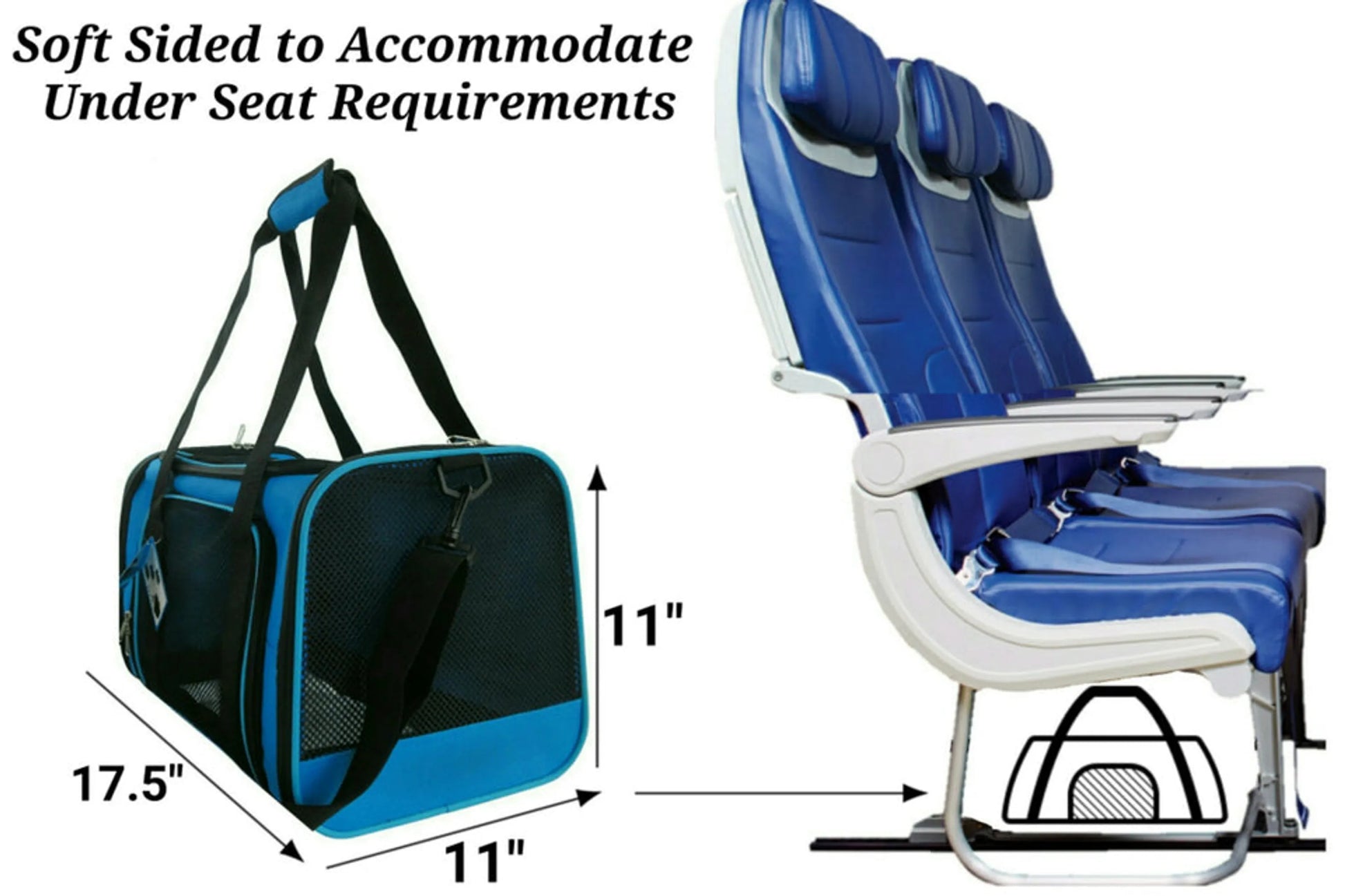 Mr. Peanut's Silver Series Airline Capable Soft Sided Pet Carrier - Your Pet Connection