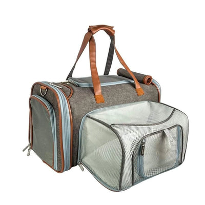 Mr. Peanut's Gold Series Mini Size Expandable Pet Carrier - Your Pet Connection
