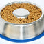 Mr. Peanut's Slow Feed Anti Bloat Dog Bowl with Bonded Silicone Base