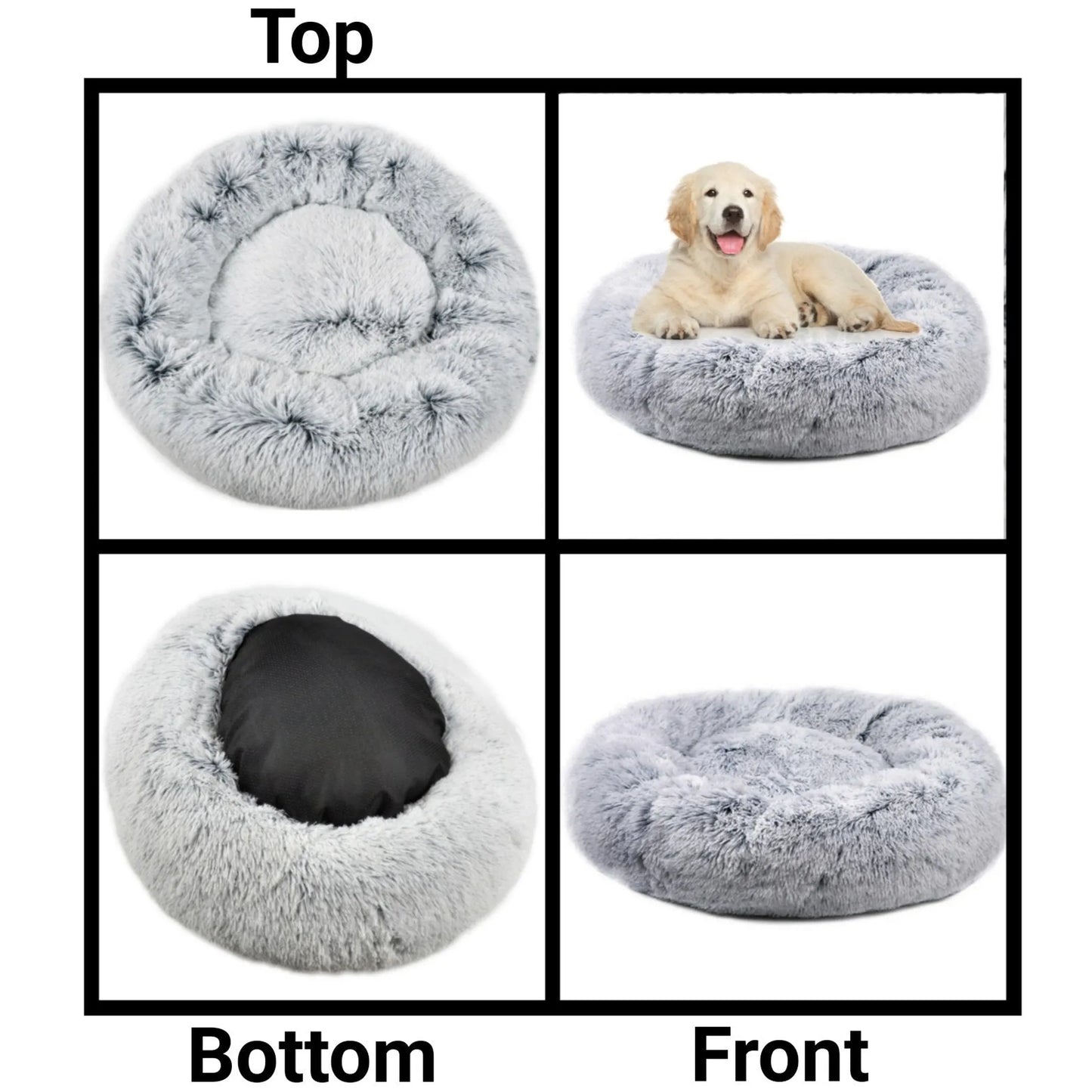 Mr. Peanut's Premium OrthoPlush Pet Bed Medium-Large