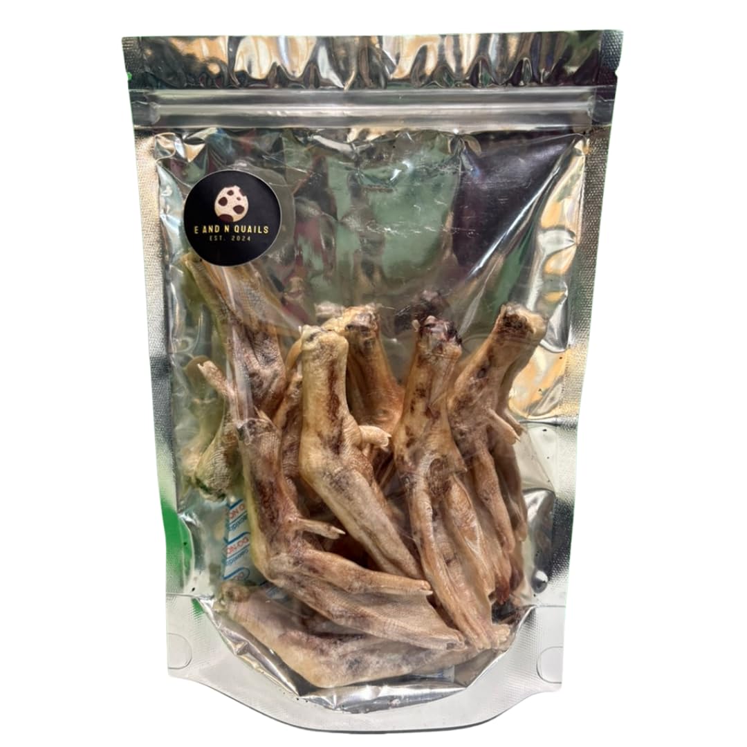 Freeze-Dried Duck Feet for Dogs, Natural Joint Support, 10 Count - Premium Quality Made in USA - Your Pet Connection