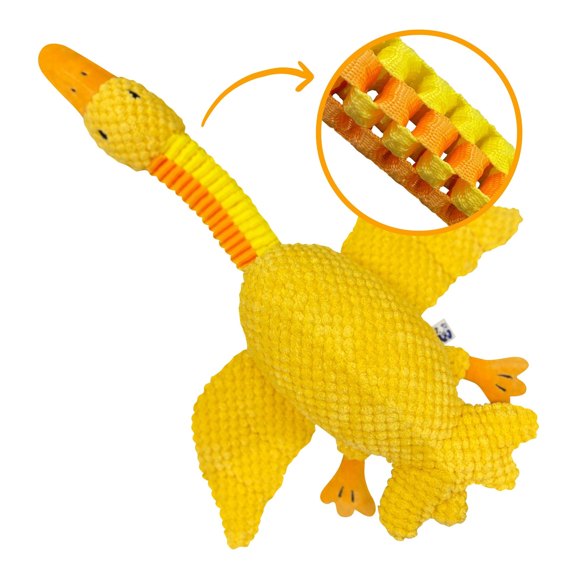 DUCK NECK INTERACTIVE DOG TOY - Your Pet Connection