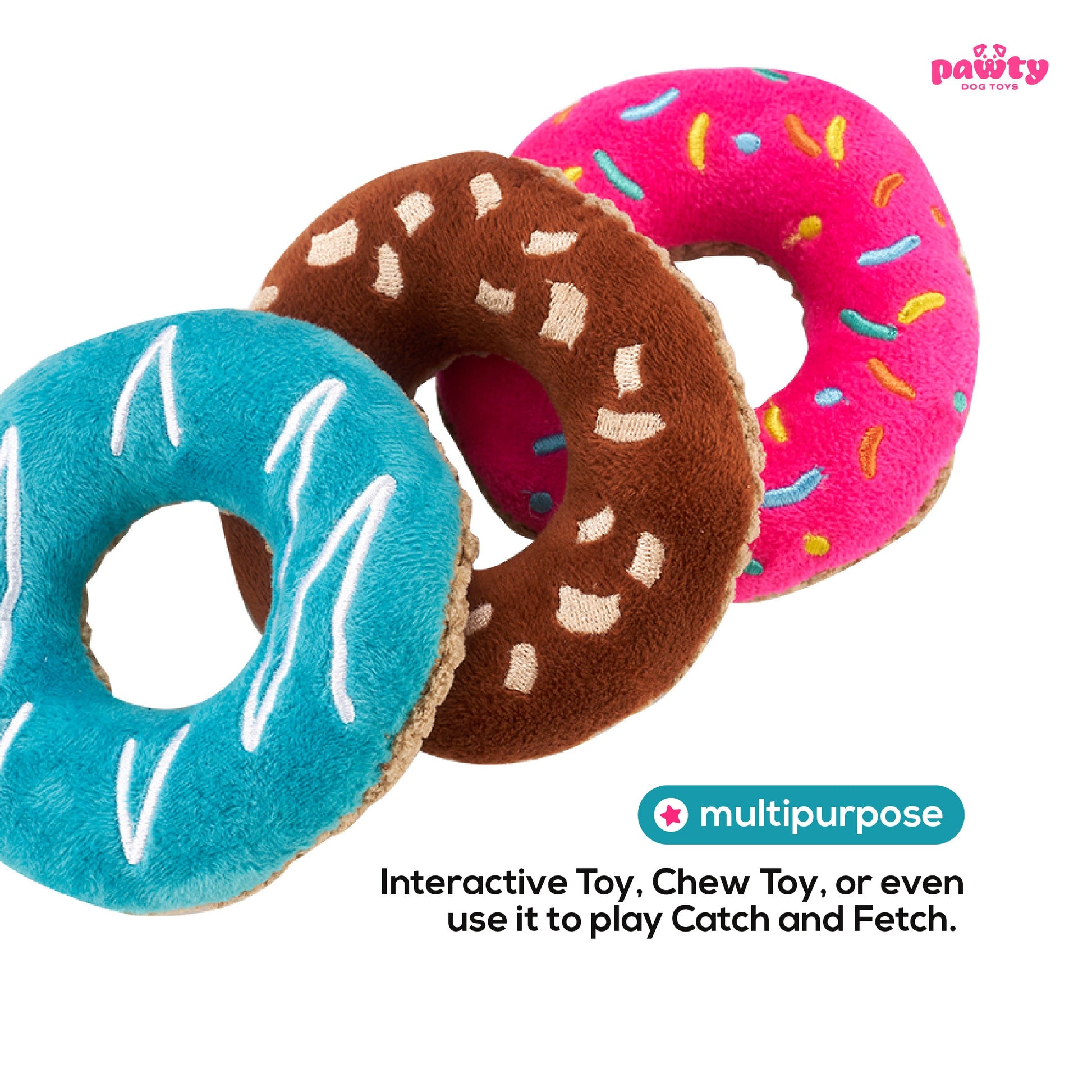 DONUTS INTERACTIVE DOG TOY - Your Pet Connection