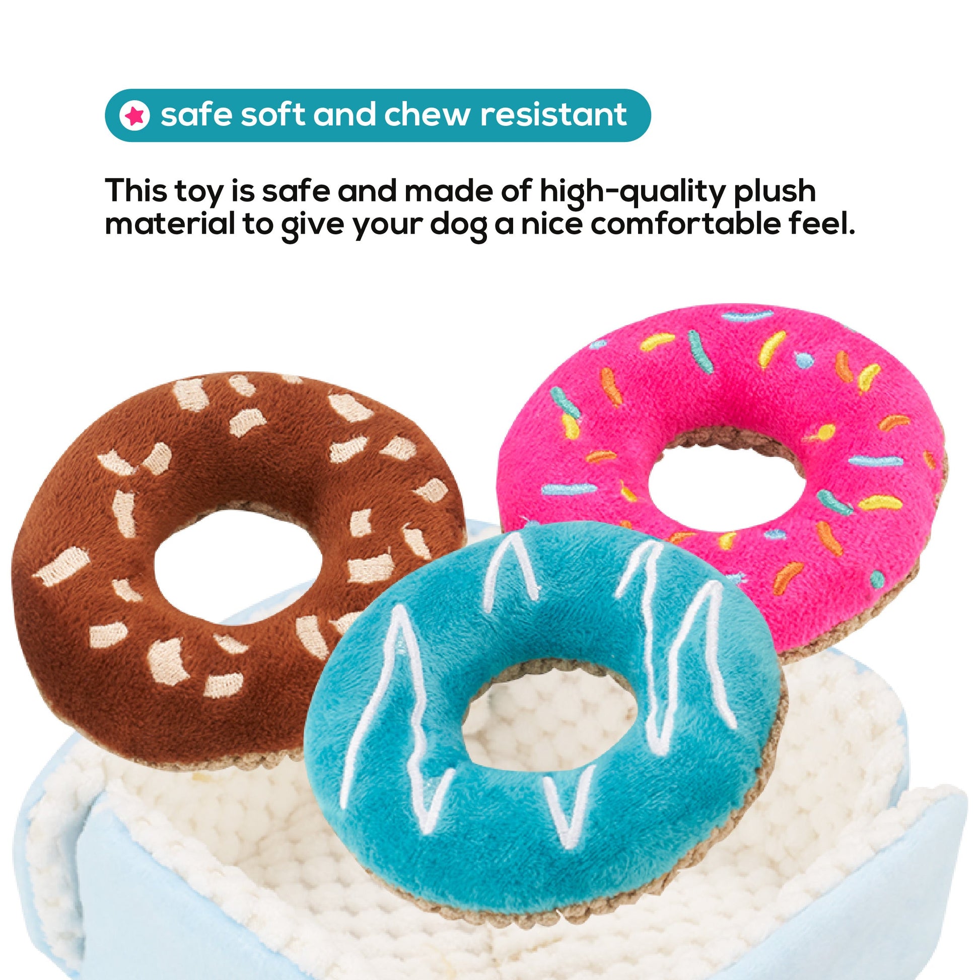 DONUTS INTERACTIVE DOG TOY - Your Pet Connection