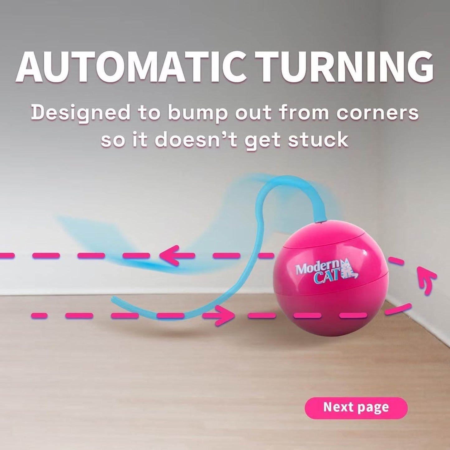 Modern Cat - Whirling tail Cat Toy