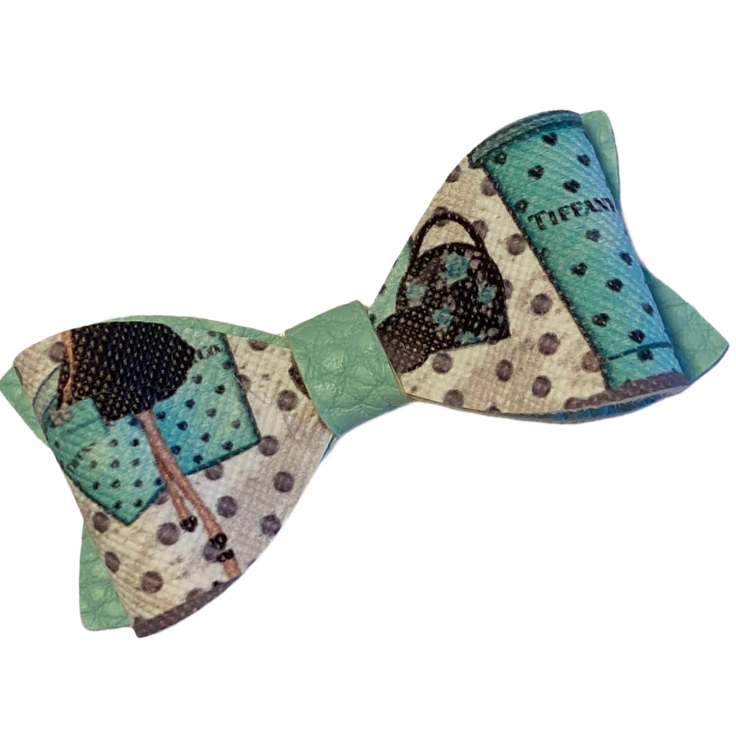 Bark Fifth Avenue Vegan Leather Pet Bow 5 Inches