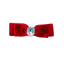 Bark Fifth Avenue Velvet Pet Bow with Rhinestone 10cm